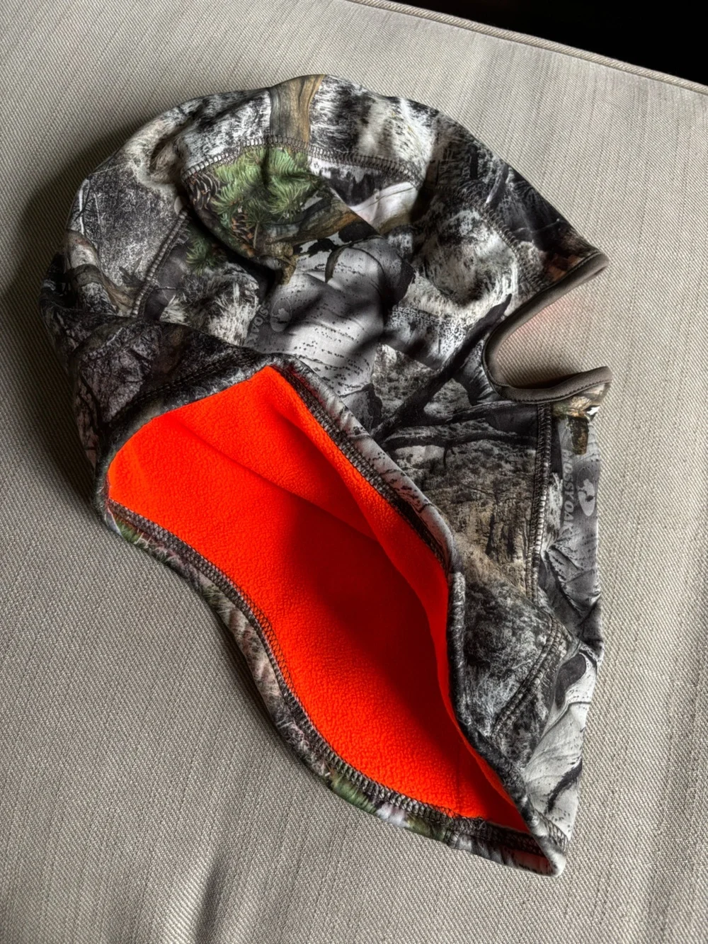 Men’s Camo Ski Mask / Balaclava - Gray/Green